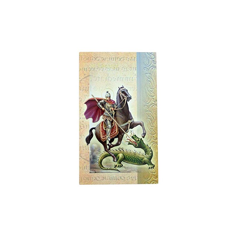 William J. Hirten Deluxe Catholic Holy Card with Traditional Prayers