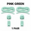 Elastic No-Tie Shoelaces with Button Lock – Stretch Round Laces