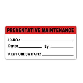 2x1 Inches Preventative Maintenance Labels,Inspection Safety Label by/Date/Next Stickers,Inventory Shipping Pallet Stickers,Service Reminder Labels,200 Pcs.