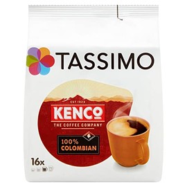 Tassimo Kenco Colombian Coffee Pods (16 pods 16 Servings)