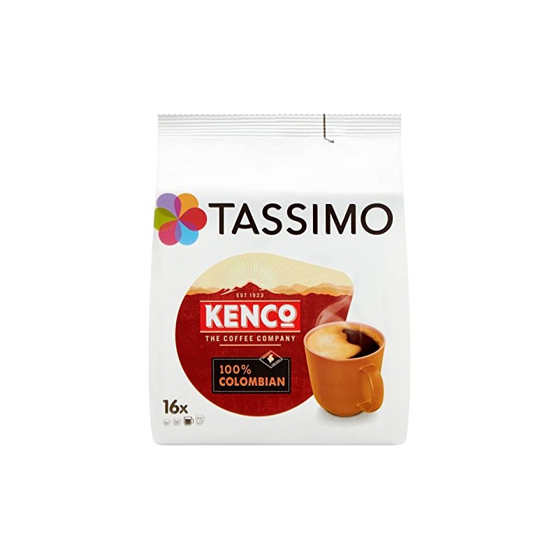 Tassimo Kenco Colombian Coffee Pods (16 pods 16 Servings)