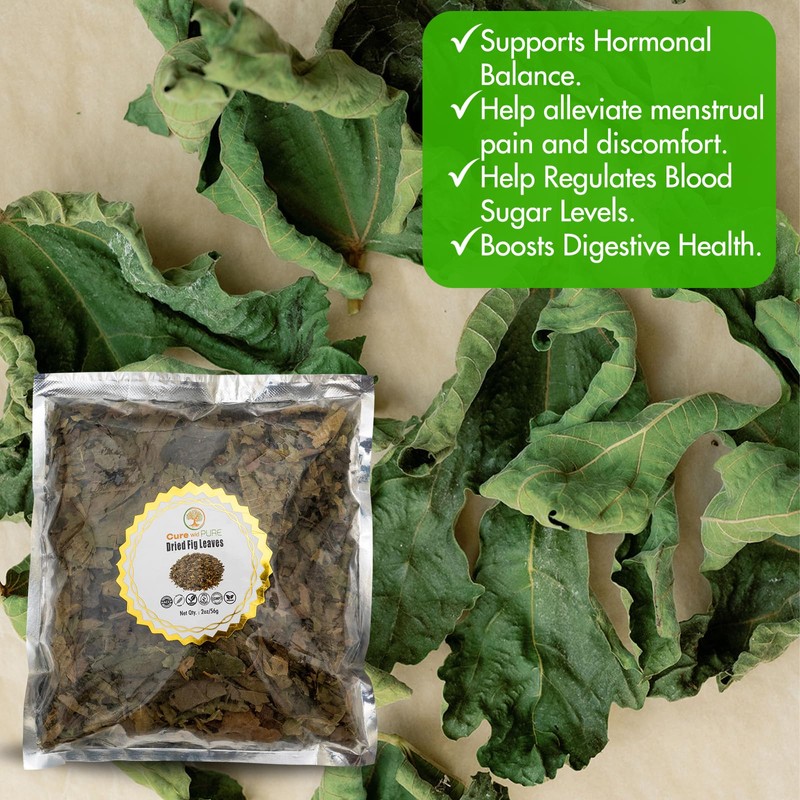 Cure Wid Pure – Certified Organic Fig Leaves 2oz –