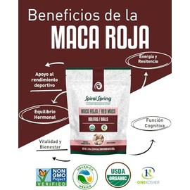 Maca Roja en Bolitas 200g - Orgánica Certificada Premium - Suplemento Alimenticio de Origen Andino - Superfood de Alta Calidad. (3 Pzs)