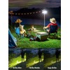 intelamp Solar Lights Outdoor Portable Bright Solar Light for Camping,
