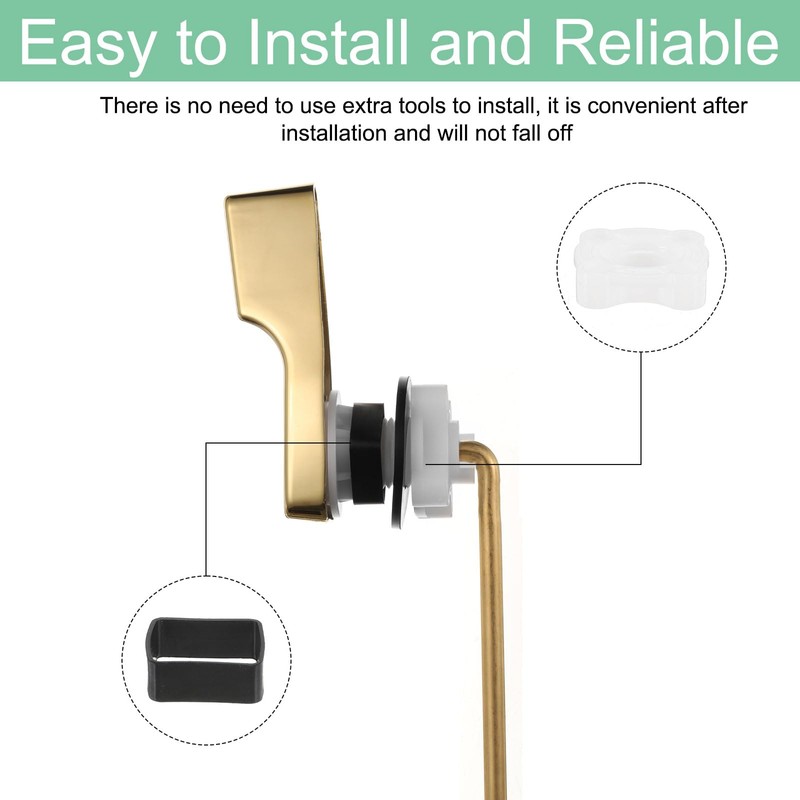 sourcing map Toilet Handle Replacement Kit, Universal Front Mount Toilet