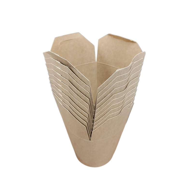 Foglish Home & Garden 26oz Kraft Paper Noodle Boxes, Round