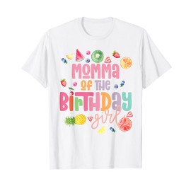 Momma Twotii Frutti 2-Year-Old Fruit Tropical Birthday T-Shirt