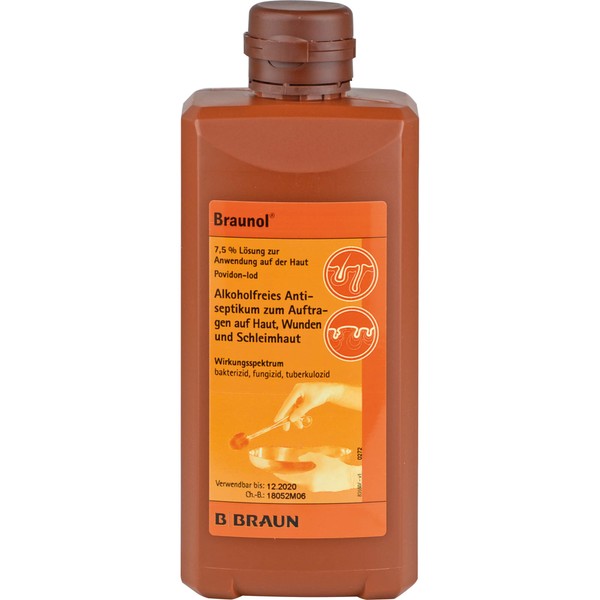 Braunol 7,5% Lösung zur Anwendung auf der Haut, 500 ml