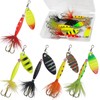 Fishing Lures Spinner Bait Set, 5pcs/10pcs/16pcs Multi Colored Fishing Spinner