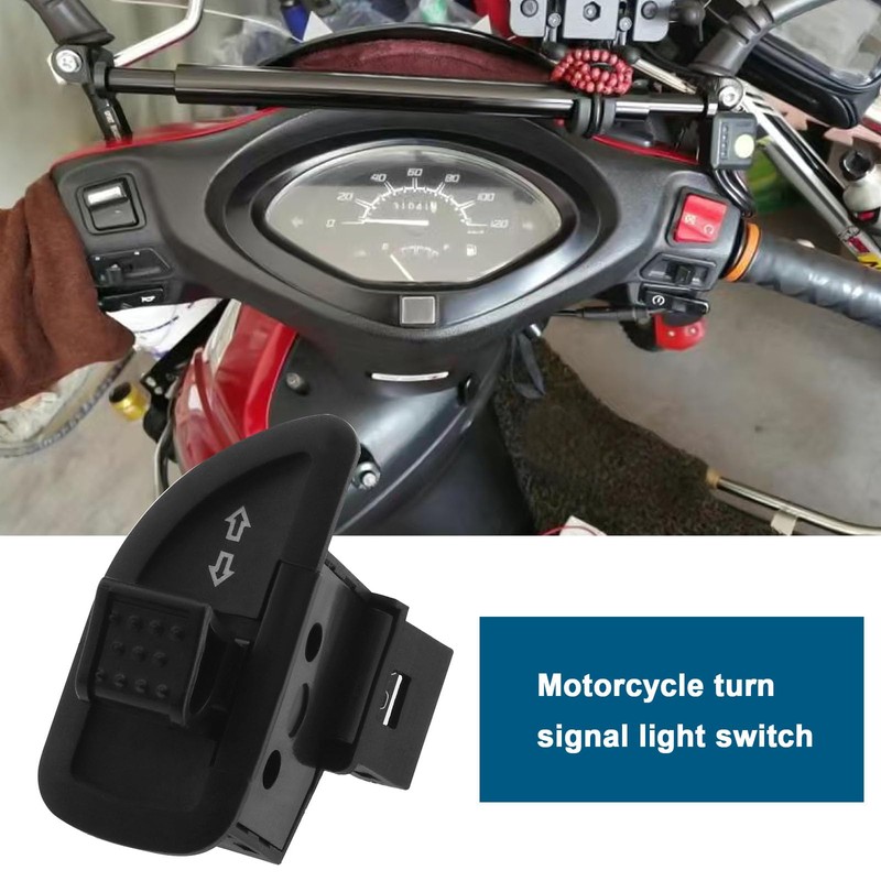 YINETTECH Turn Signal Switch Unit 3 Pin Compatible with Piaggio