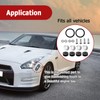 Universal Billet Bumper Trunk Quick Release Fastener Kit, Quick Release