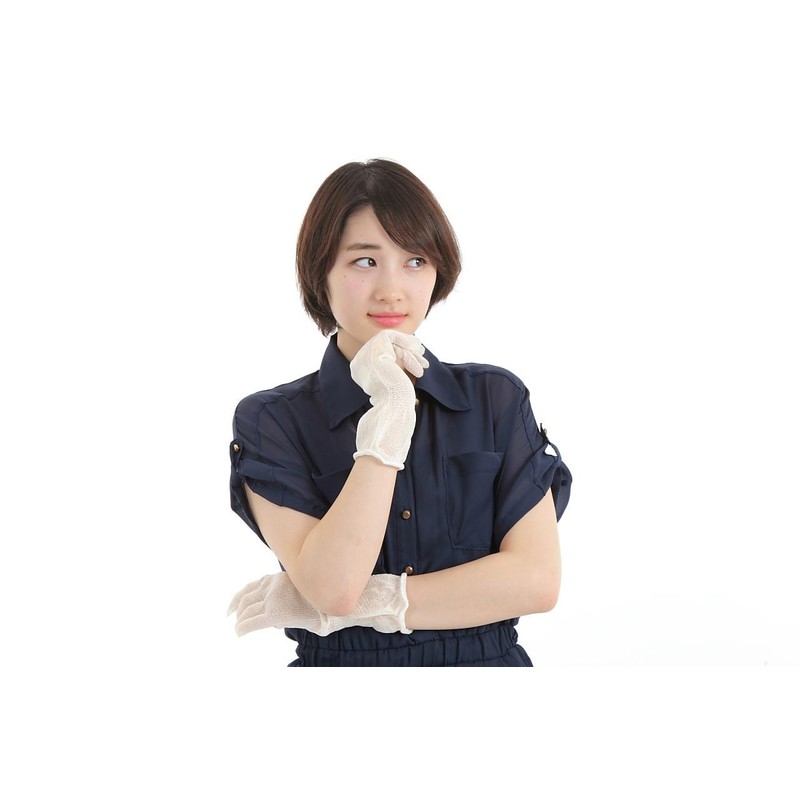 Cool & Hot Raw Silk Gloves, Pure Domestic Raw Silk,
