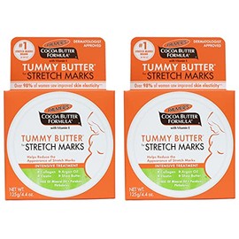 Palmers Cocoa Butter Tummy Butter 4.4 Ounce Jar (130ml) (2 Pack)