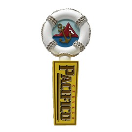 Cerveza Pacifico Life Preserver Modelo Brewery Short Beer Tap Handle 8"