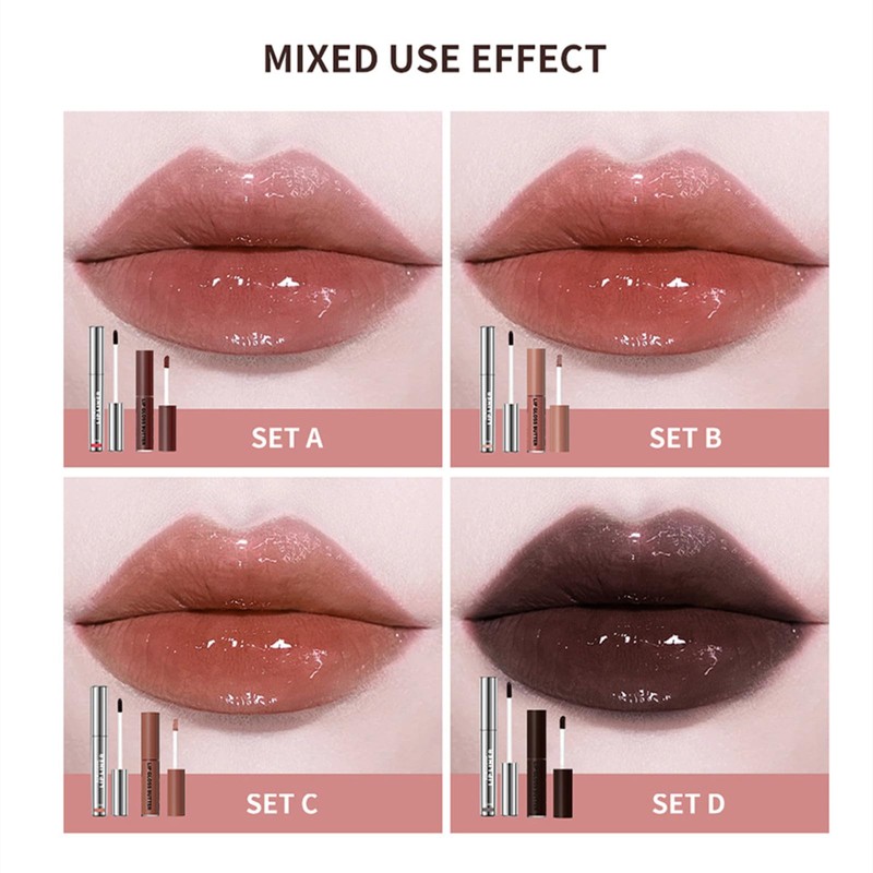 Velvresse Peel Off Lip Liner Stain Tattoo and Nude Lips