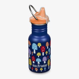 Klean Kanteen 12oz (355ml) Kid's Classic Sippy Bottle, Mushrooms