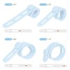 Donruby 24Pcs Silicone Cable Ties - Reusable & Washable with