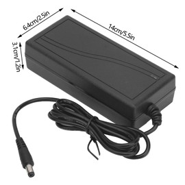 Adaptador de Carga para Scooter eléctrico, 100‑240V 42V 2A Cargador de batería de Litio Adaptador de Carga para Scooter eléctrico Patines Patinetas Scooters