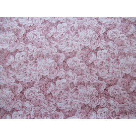 Packed Pink Roses Valentine Love Flowers Cotton Fabric *Fat Quarter*