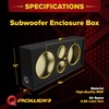 Q Power CH103S Quad Speaker Enclosure for 10-Inch Midrange Speakers