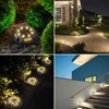 Fohil 12 Pack Solar Ground Lights Outdoor,12 LEDs Solar Disk