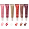 FUG 6 Pcs Summer Lip Butter Balm, 6 Colors Hydration