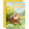 Great Grandson Easter Card - Hoppy Easter - Medium Sized