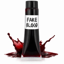 Storm&Lighthouse Fake Blood SFX Pro Halloween Makeup Special Effects Blood for Horror Vampire Zombie Costume Dark Red Realistic 16ml