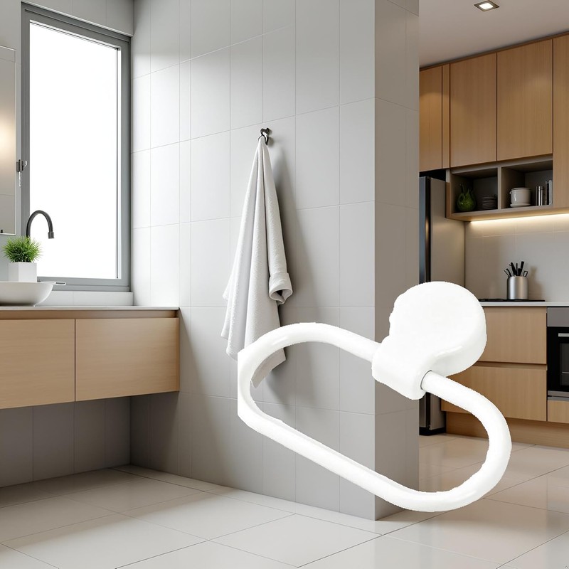 Hand Towel Ring, Adhesive Towel Holder, Towel Rings for Bathroom