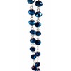 Nazareth Store Deep Blue Crystal Beads Rosary Catholic Necklace Holy