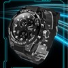 LED Sports Watch Electric Luminous Shook Proof Multi Function Quartz