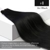 Sunny Weft Hair Extensions Sew in Human Hair Extensions Jet