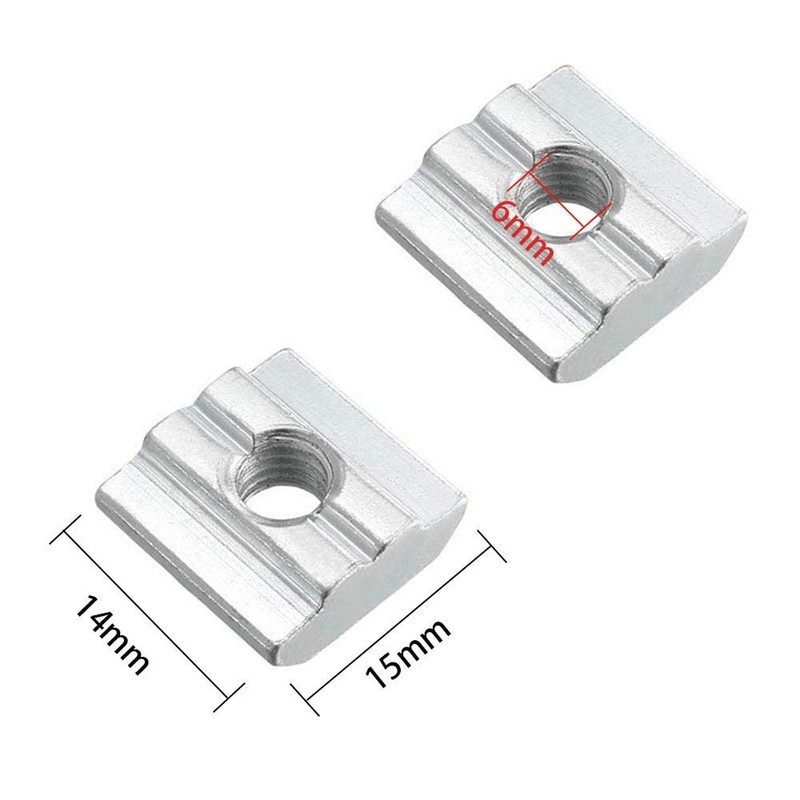 15pcs T-slot nut T-nut M6 thread 30 series is widely