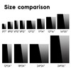 2 Pieces 5" x 7", 1/8"(3mm) Thick Black Acrylic Sheet
