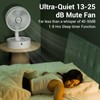 Marchpower Portable Standing Fan with Remote 10" Collapsible Fan Osciallating
