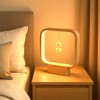 Allocacoc Heng Balance Lamp Portable; Square Real Wood, USB-C Rechargeable,