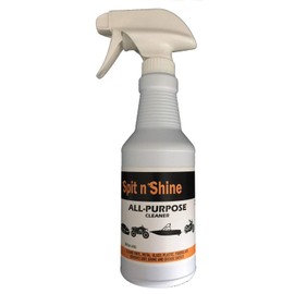 Spit n Shine All Purpose Cleaner 16 oz. Spray Multi Purpose Cleans Glass, Grime, Dirt, Grease Multi-purpose Cleaning System for Windows and Glass, Power Cleaner and Degreaser, Multi Surface