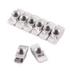 50-Piece T-Nuts Sliding Nuts T-Nut Hammer Head Nut for Aluminium