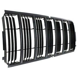 Grille Insert - Matte Black - Compatible with 2002-2004 Jeep Liberty