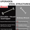 JQHUJNY Door Hinge Gap Adjusting Wrench Tool, Upgraded Rolled Steel