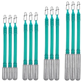 Dragging Weights Dragging Sinkers Catfish Trolling Weight Catfish Sinker Weight with Plastic Pipe Fishing Snaps Clips for Trolling Drift Bottom Bouncing Catfishing Tackle Gear (1.5OZ-4PCS)