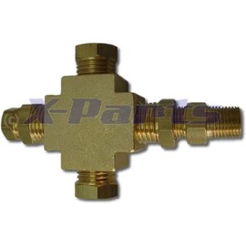 Adapter distributor for oil pressure oil temperature instruments