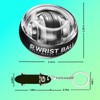 JIN BD Wrist Training Ball, self-Starting gyro Forearm Exerciser Power