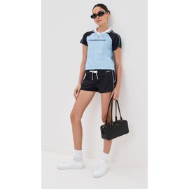 Le Specs Starlight Sunglasses - Black, Rectangle, Unisex, Contempory 90s Style