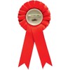 Perfect Attendance Red Rosette Ribbon, Attendance Trophy Ribbon Award Prize,