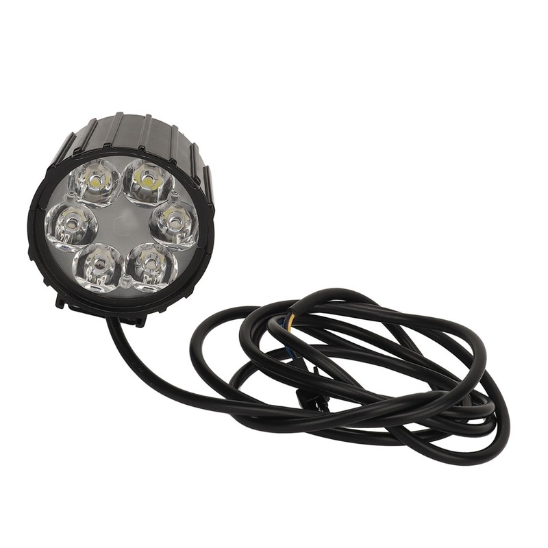 Cycling Horn Headlamp Waterproof 12‑72V Aluminum Electric Bike Front Light