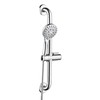 BRIGHT SHOWERS Stainless Steel Grab Bar Set – Includes Handheld