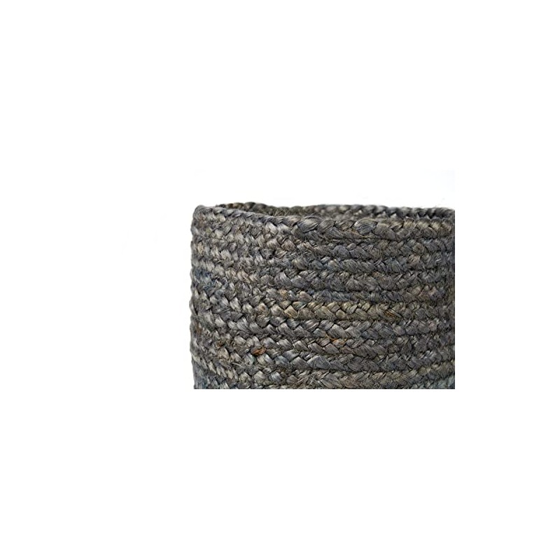 Vintage Design Homewares Asher Jute Basket, Grey, Small