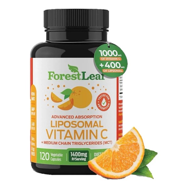 Vitamina C Liposomal 700 Mg 120 Capsulas Forest Leaf Sabor