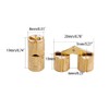 8mm Invisible Brass Barrel Hinges Hidden 180 Degree Opening Angle